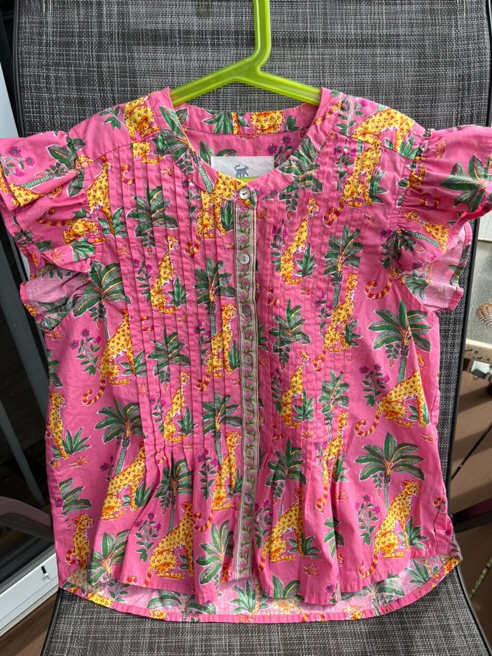 Printfresh Pink Palace Leopard Katie Top